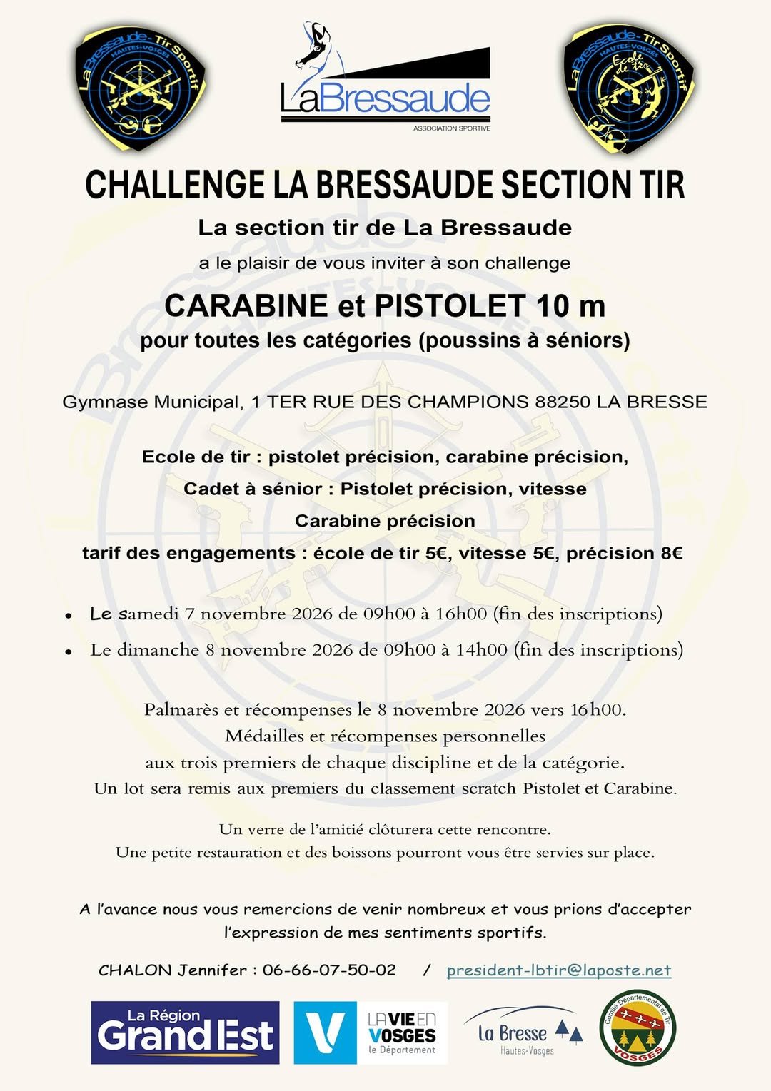 Challenge La Bressaude Section Tir