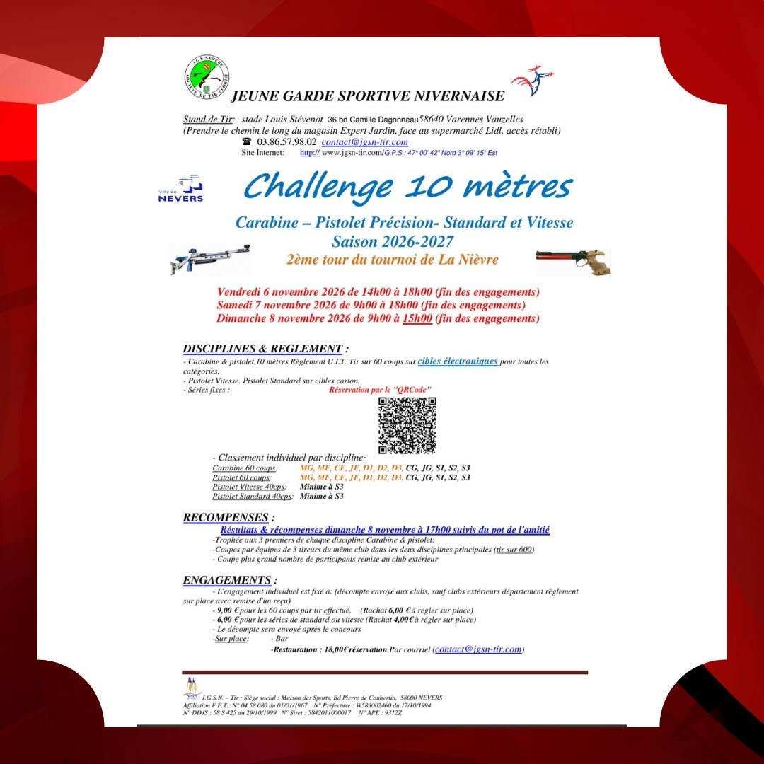 Challenge 10 m de la Jeune Garde Sportive Nivernaise