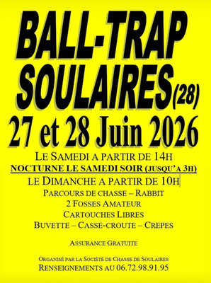 Ball-Trap de Soulaires - Société de Chasse de Soulaires
