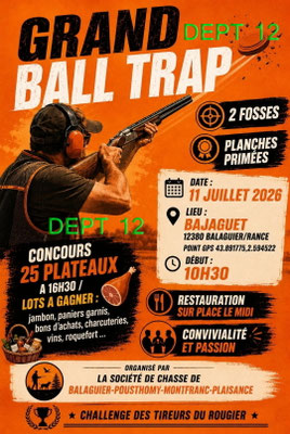 Grand Ball Trap - Société de Chasse de Balaguier-Pousthomy-Montfranc-Plaisance