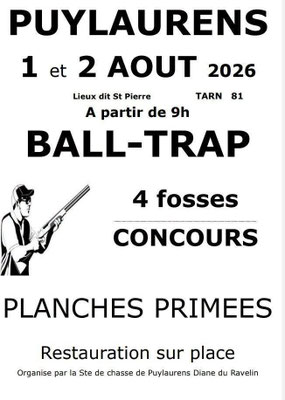 Ball-Trap Puylaurens - Ste de chasse Diane du Ravelin
