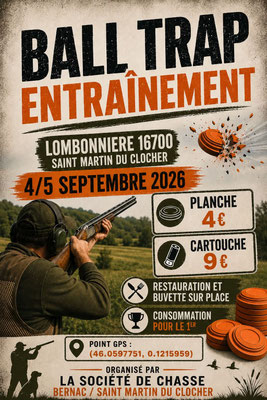 La Société de Chasse Bernac / Saint Martin du Clocher