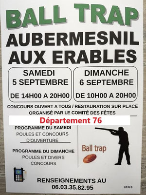Ball Trap Aubermesnil aux Erables