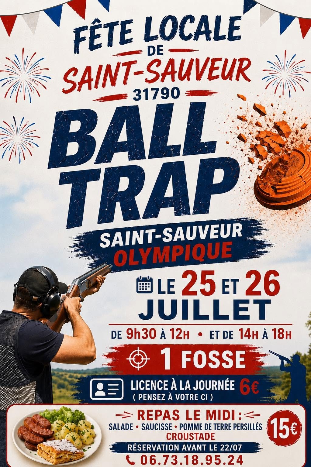 Ball-trap Saint-Sauveur Olympique – Fête locale