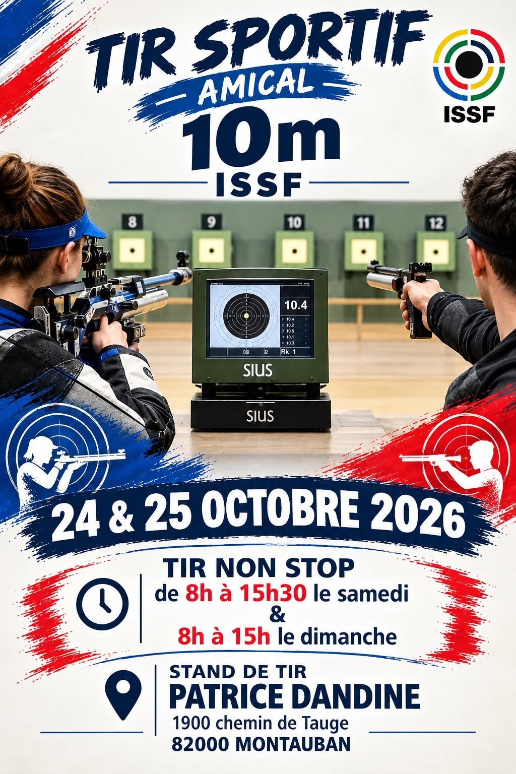 Concours amical 10 m ISSF de Montauban