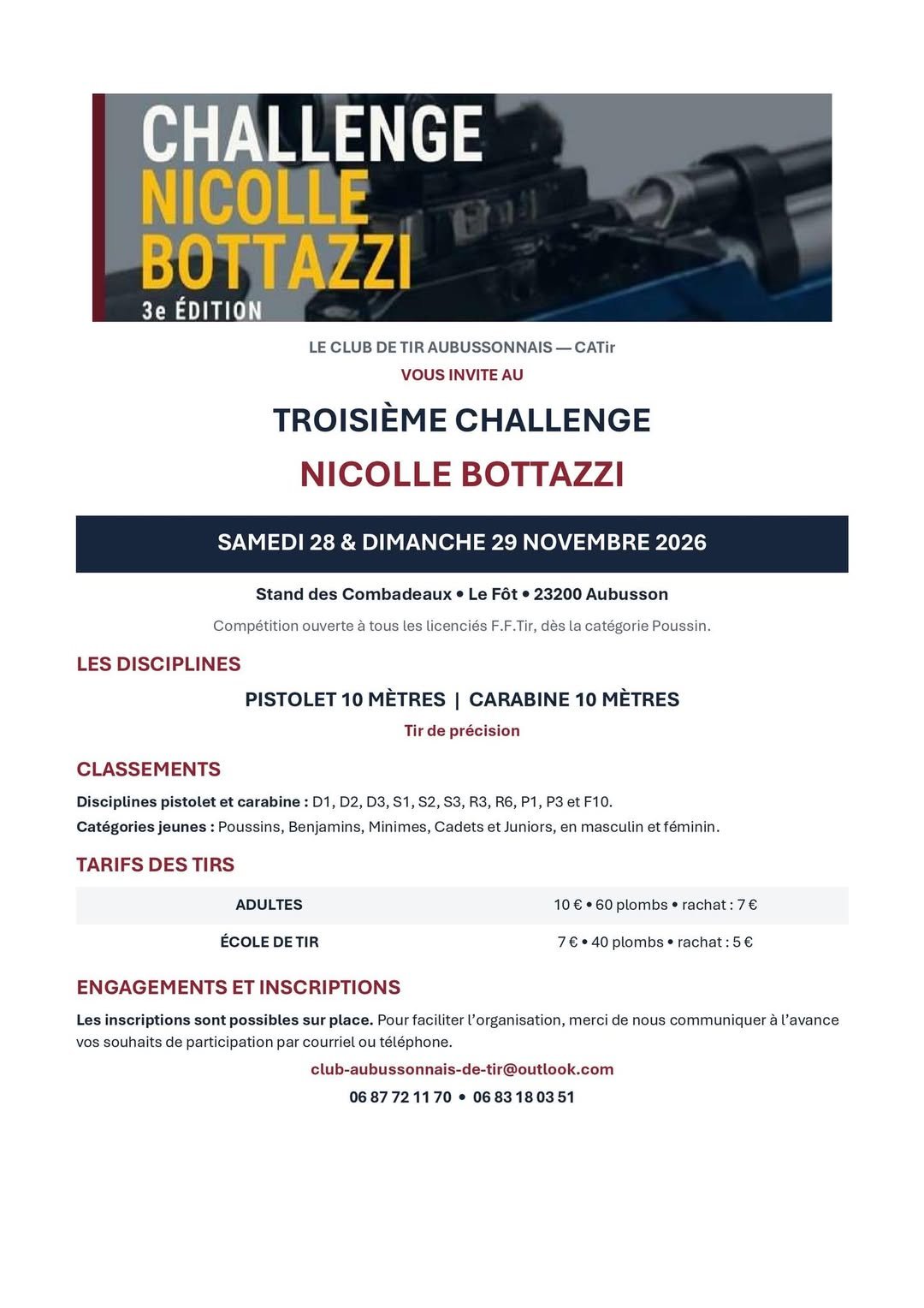 3ème Challenge Nicolle Bottazzi