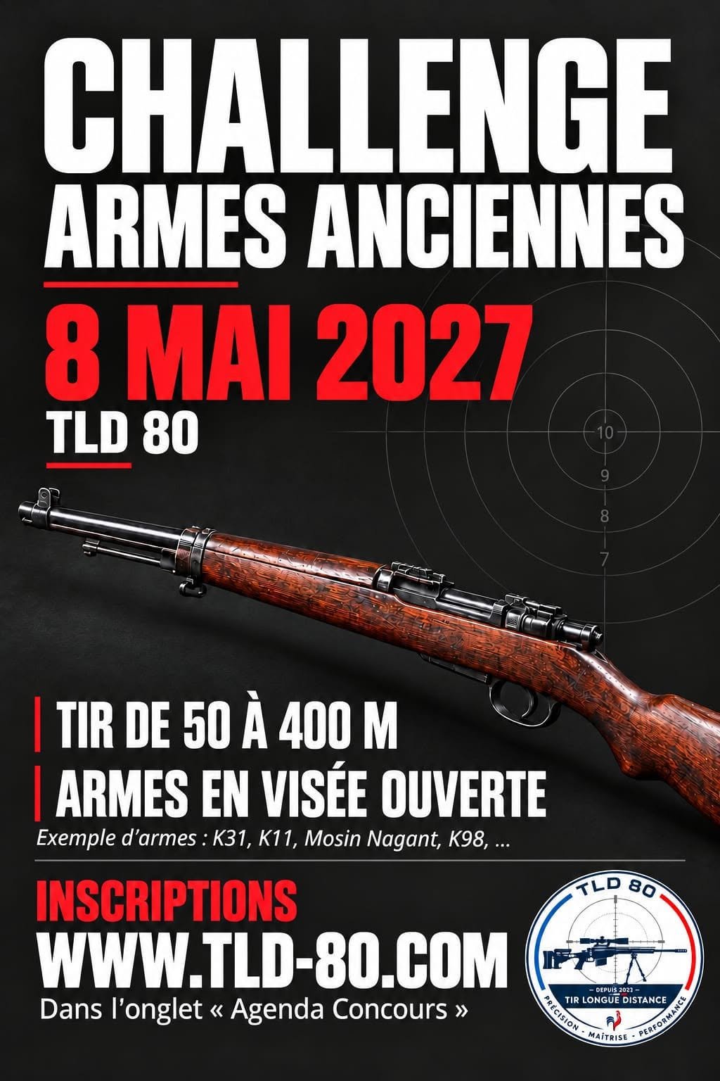Challenge Armes anciennes TLD 80
