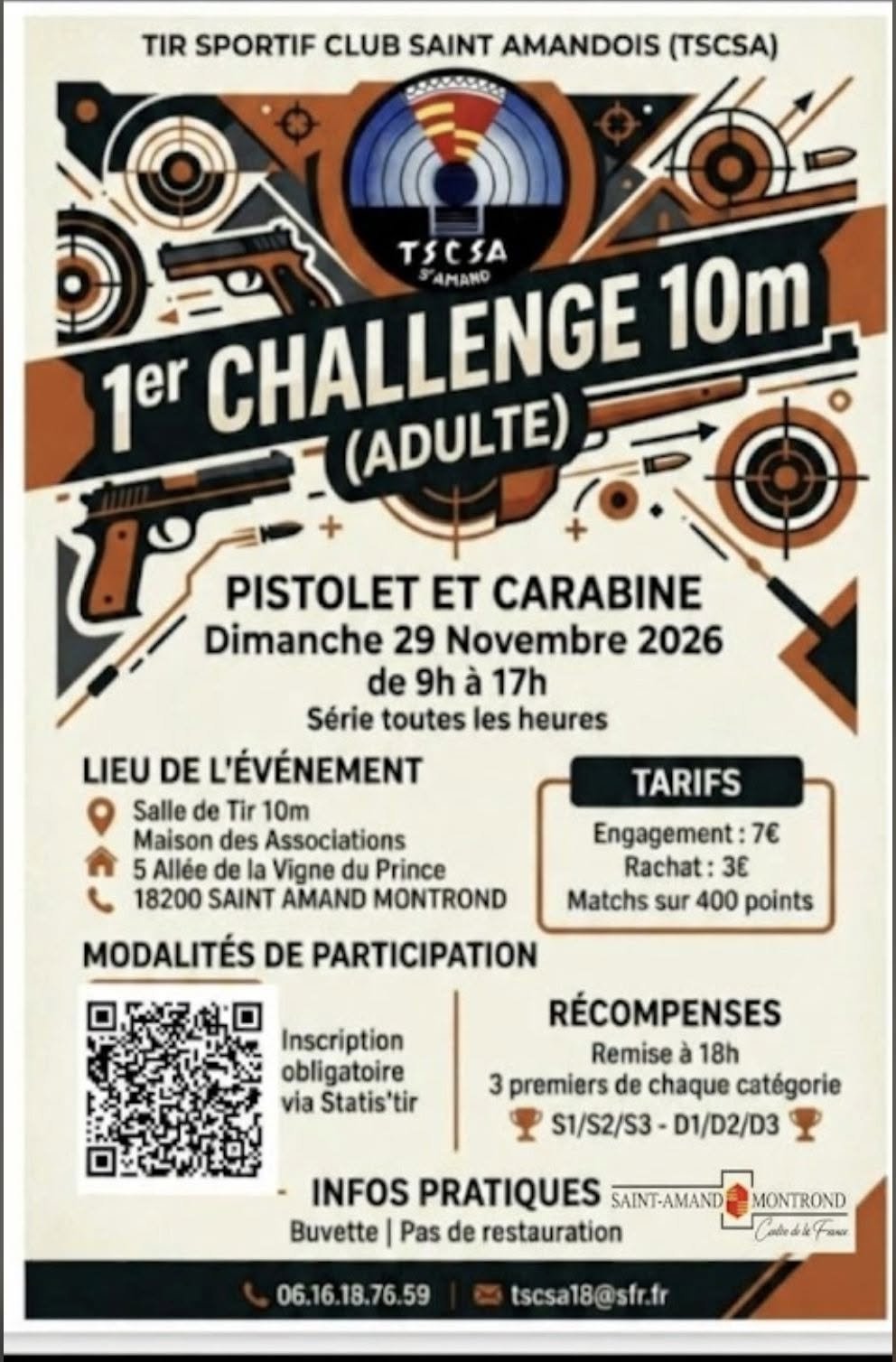 1er Challenge 10 m adulte du TSCSA