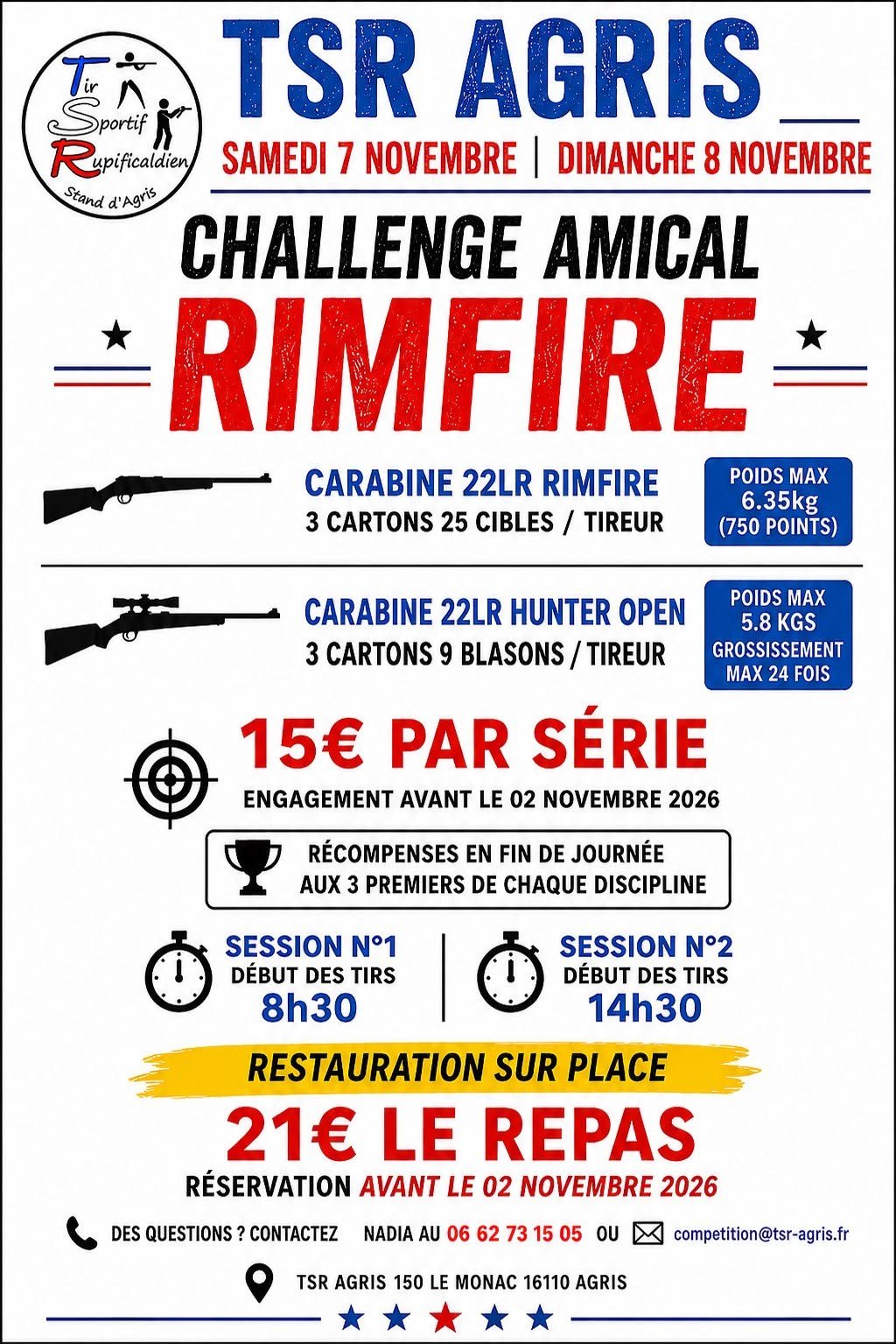 TSR Agris – Challenge amical Rimfire