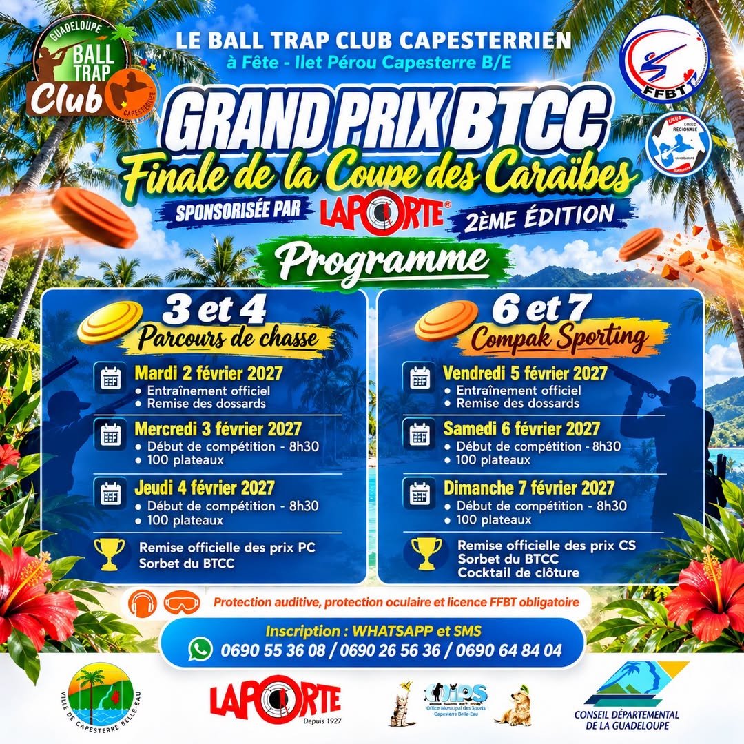 Grand Prix BTCC – Finale de la Coupe des Caraïbes