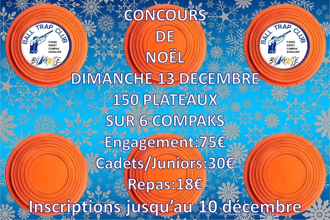 Concours de Noël du Ball-Trap Club de Biscarrosse