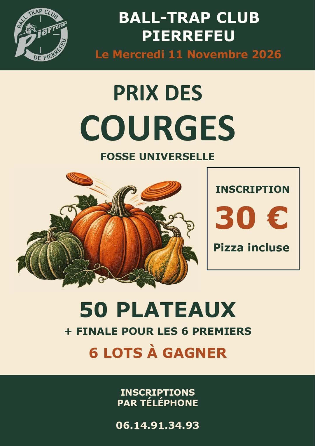 Prix des courges du Ball-Trap Club de Pierrefeu