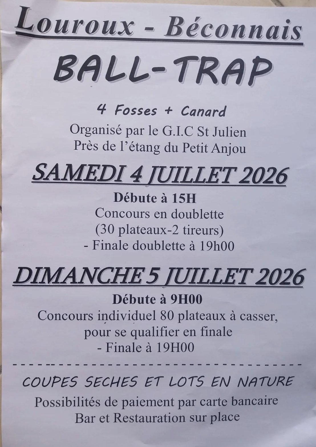 Ball-Trap de Louroux-Béconnais
