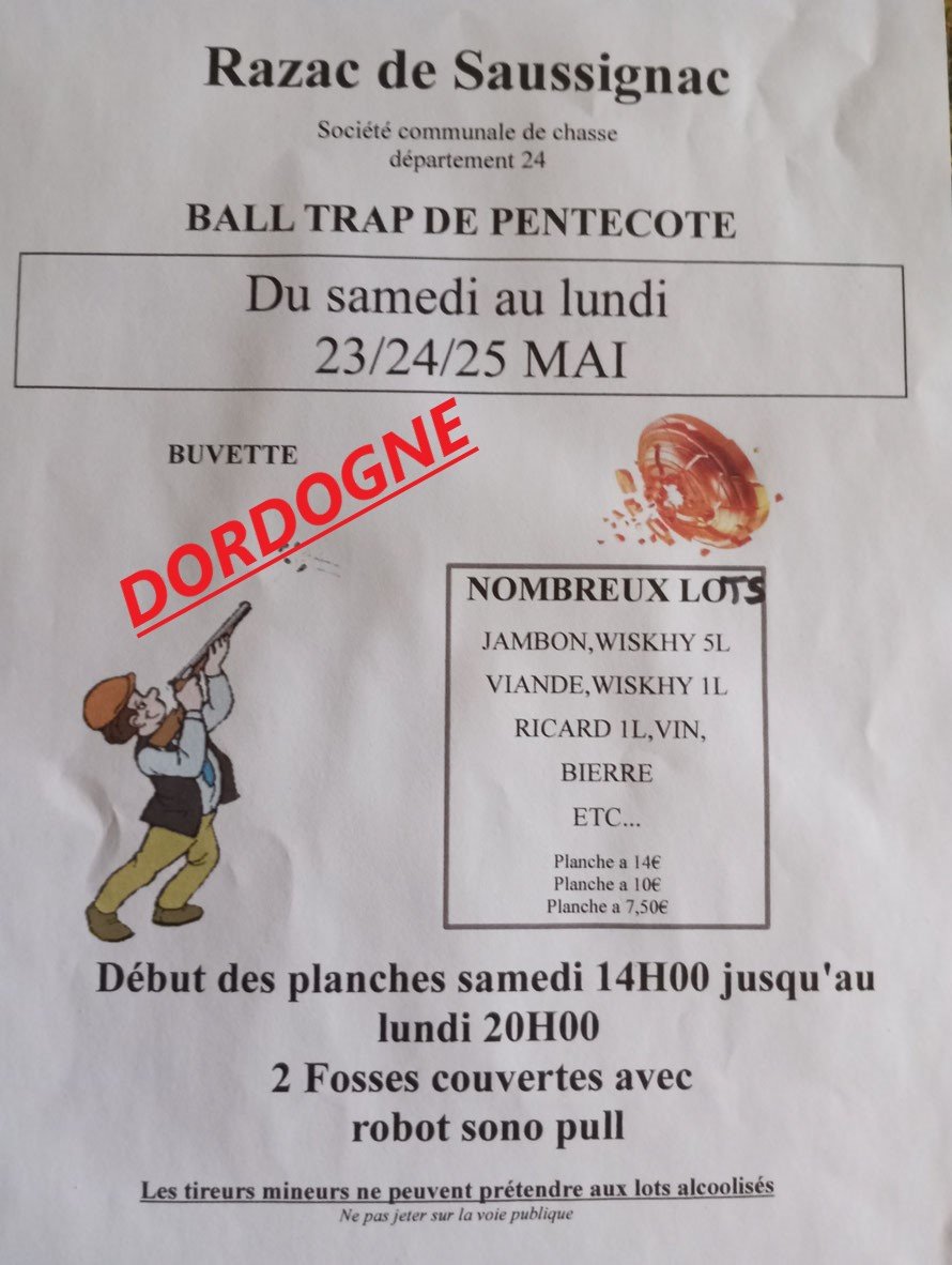 Ball Trap de Pentecôte - Razac de Saussignac