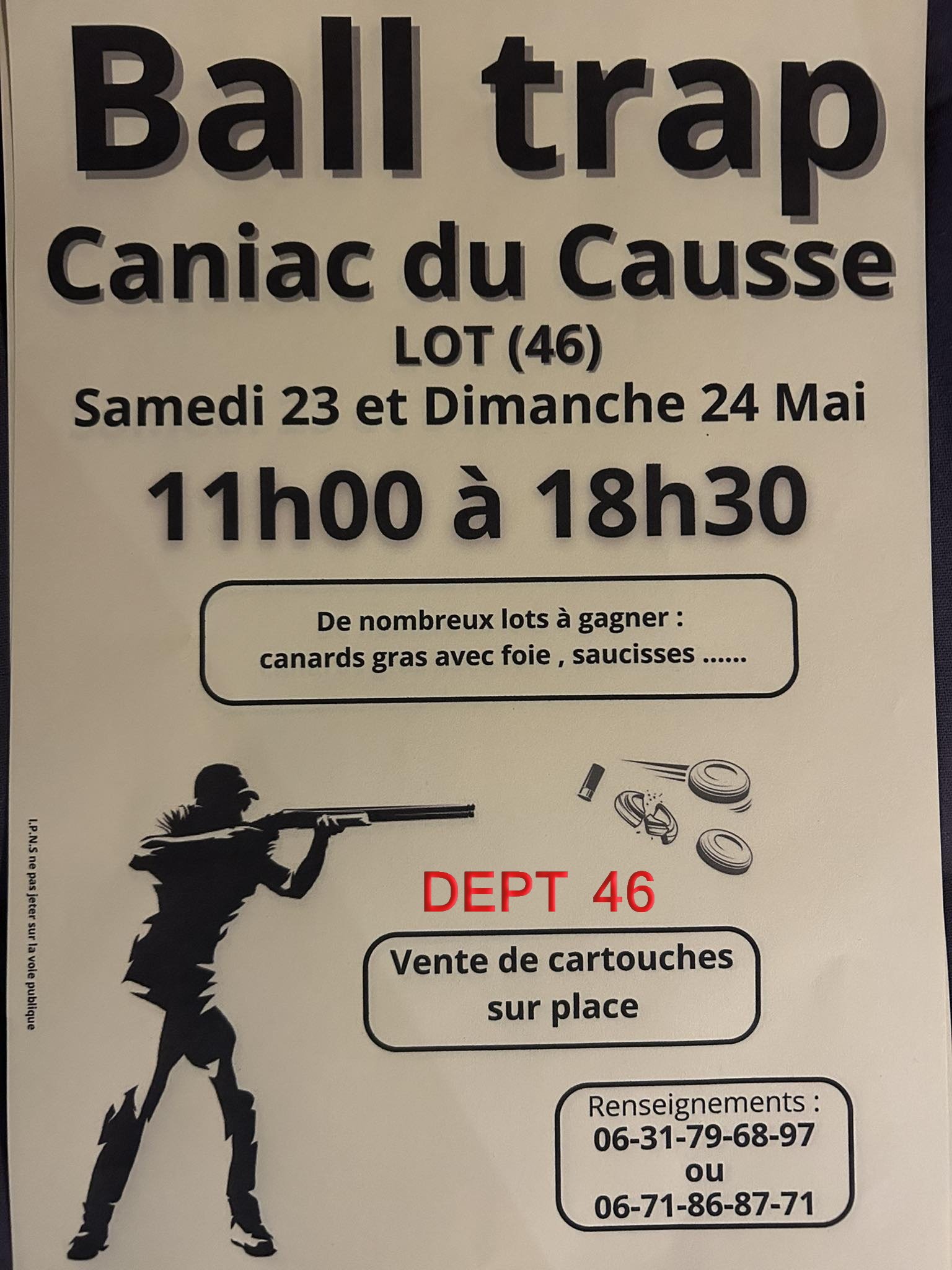 Ball trap Caniac du Causse