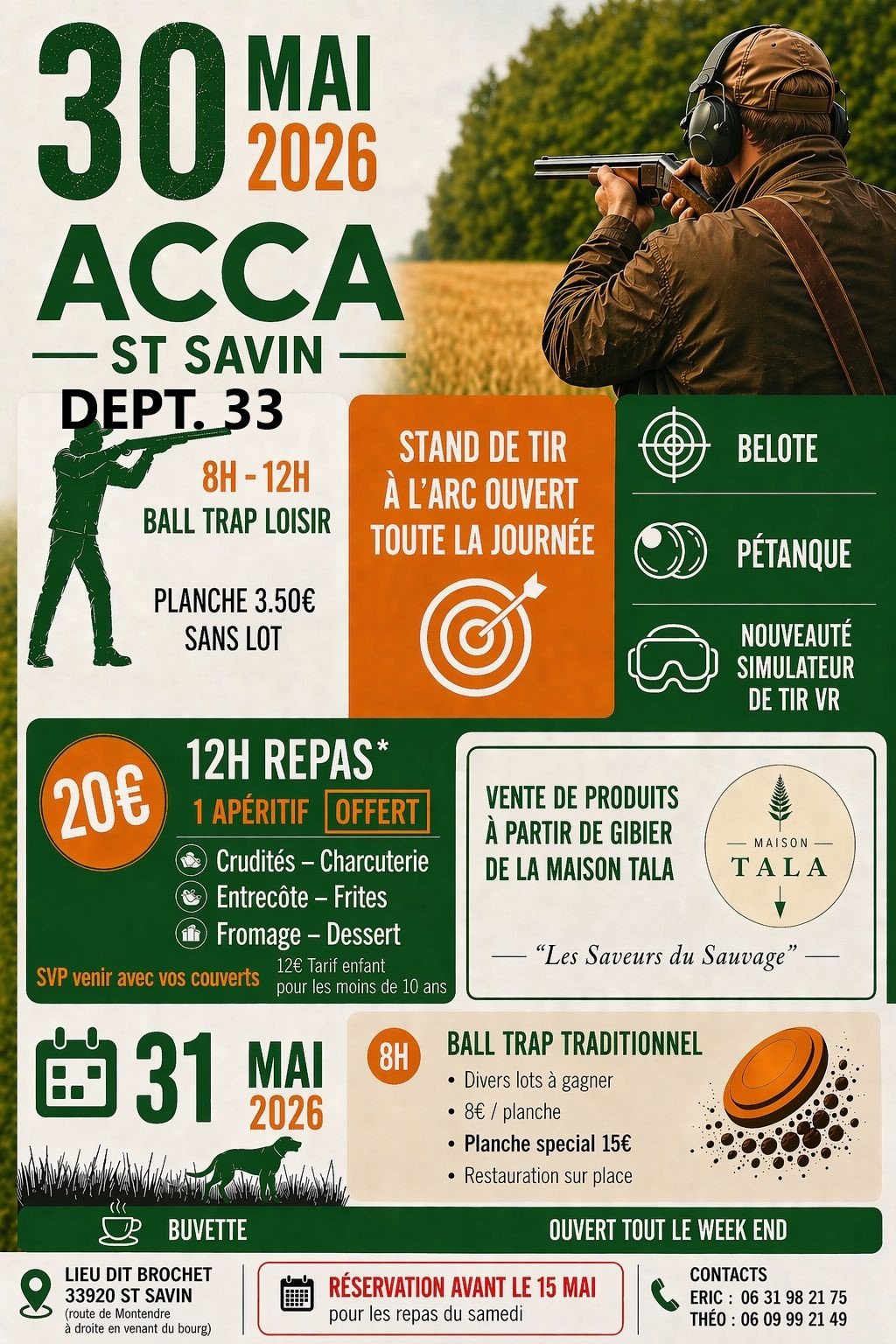 ACCA St Savin Ball-trap