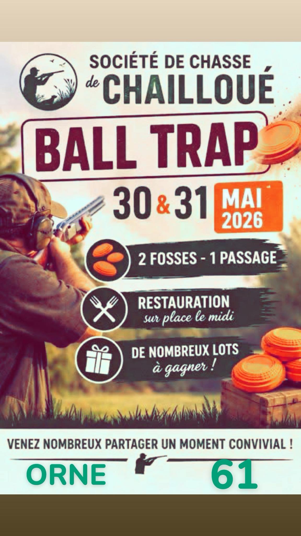 Ball Trap Société de Chasse de Chailloué