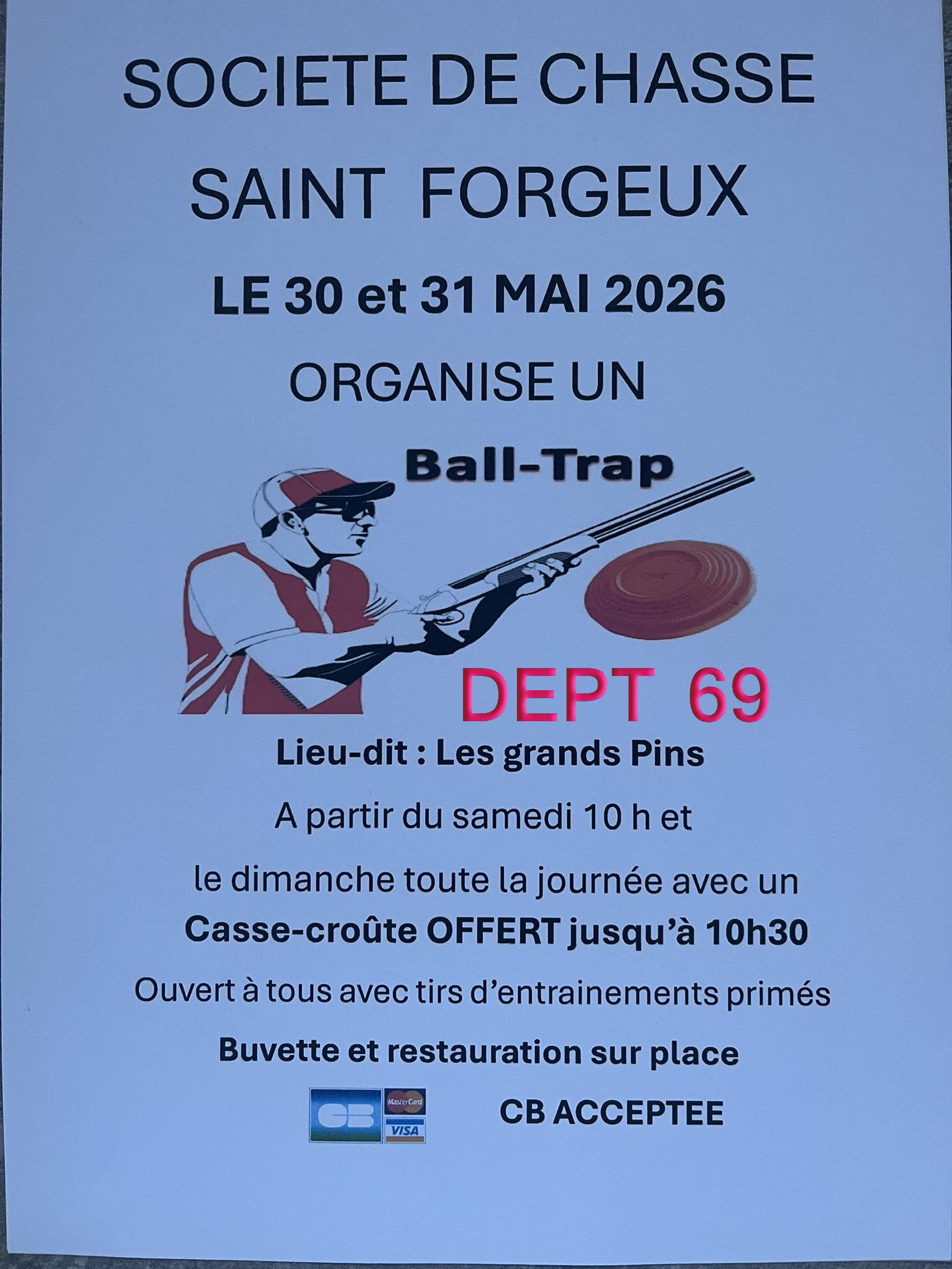 Ball-Trap Société de Chasse Saint Forgeux