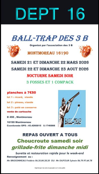 Ball-Trap des 3 B