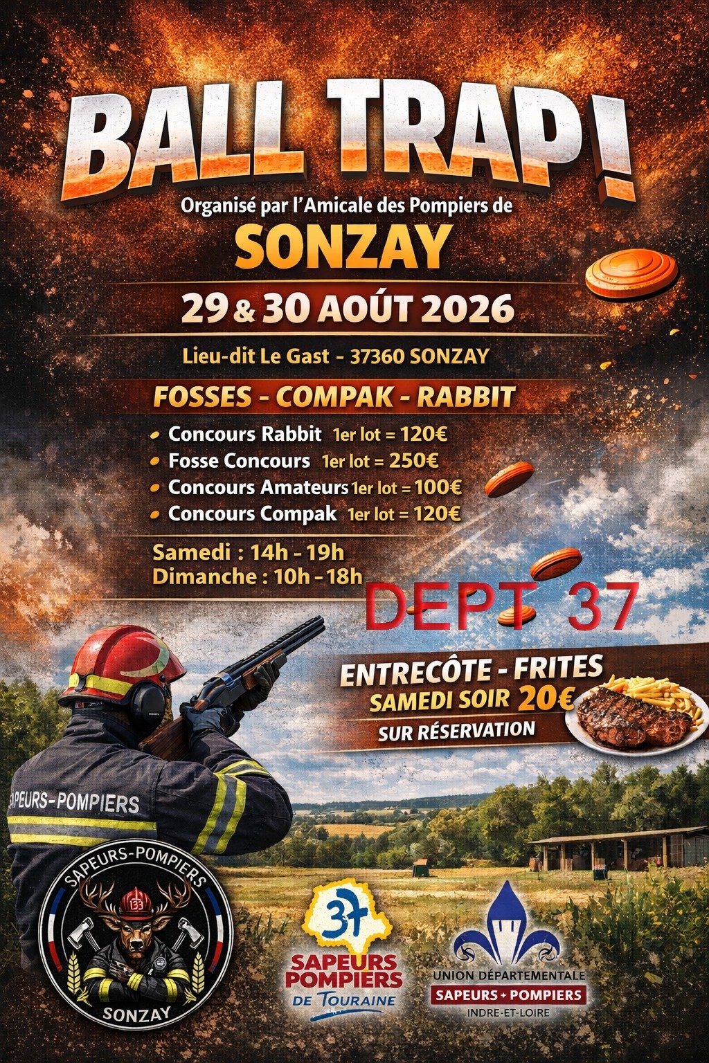 Ball Trapi organisé par l'Amicale des Pompiers de Sonzay