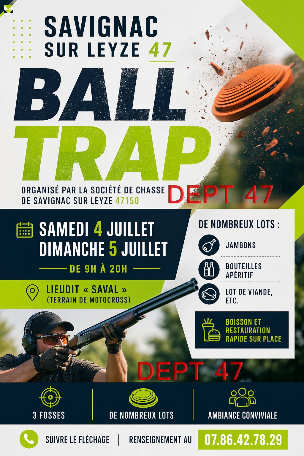 Ball Trap Savignac sur Leyze