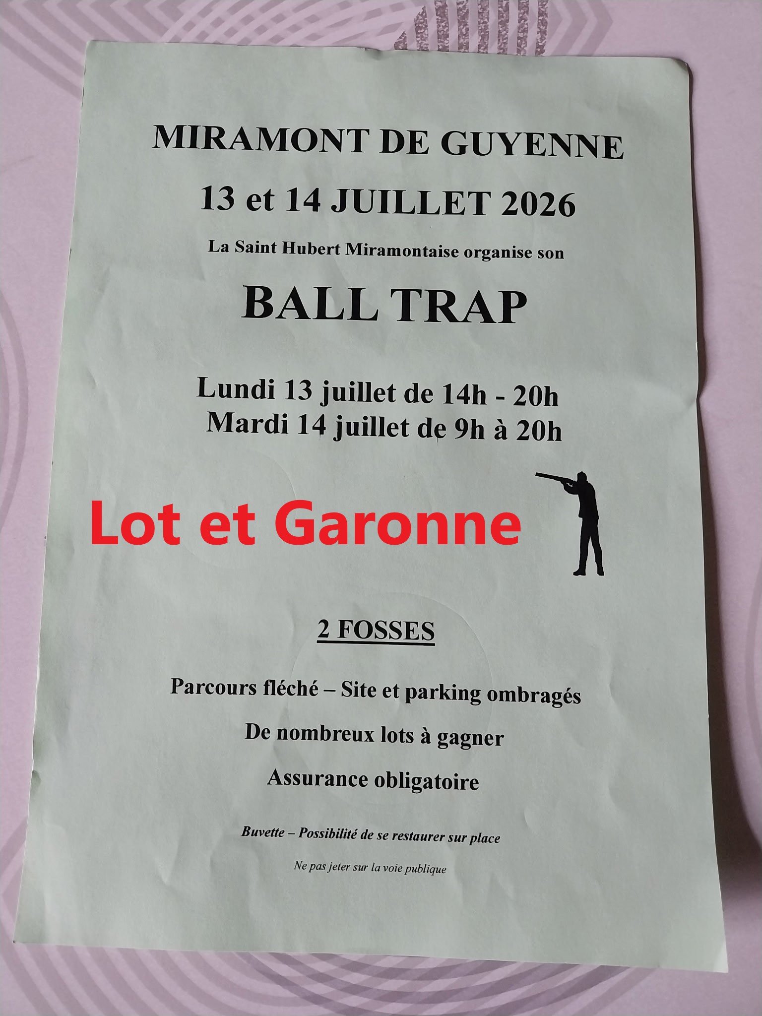 Ball Trap Miramont de Guyenne