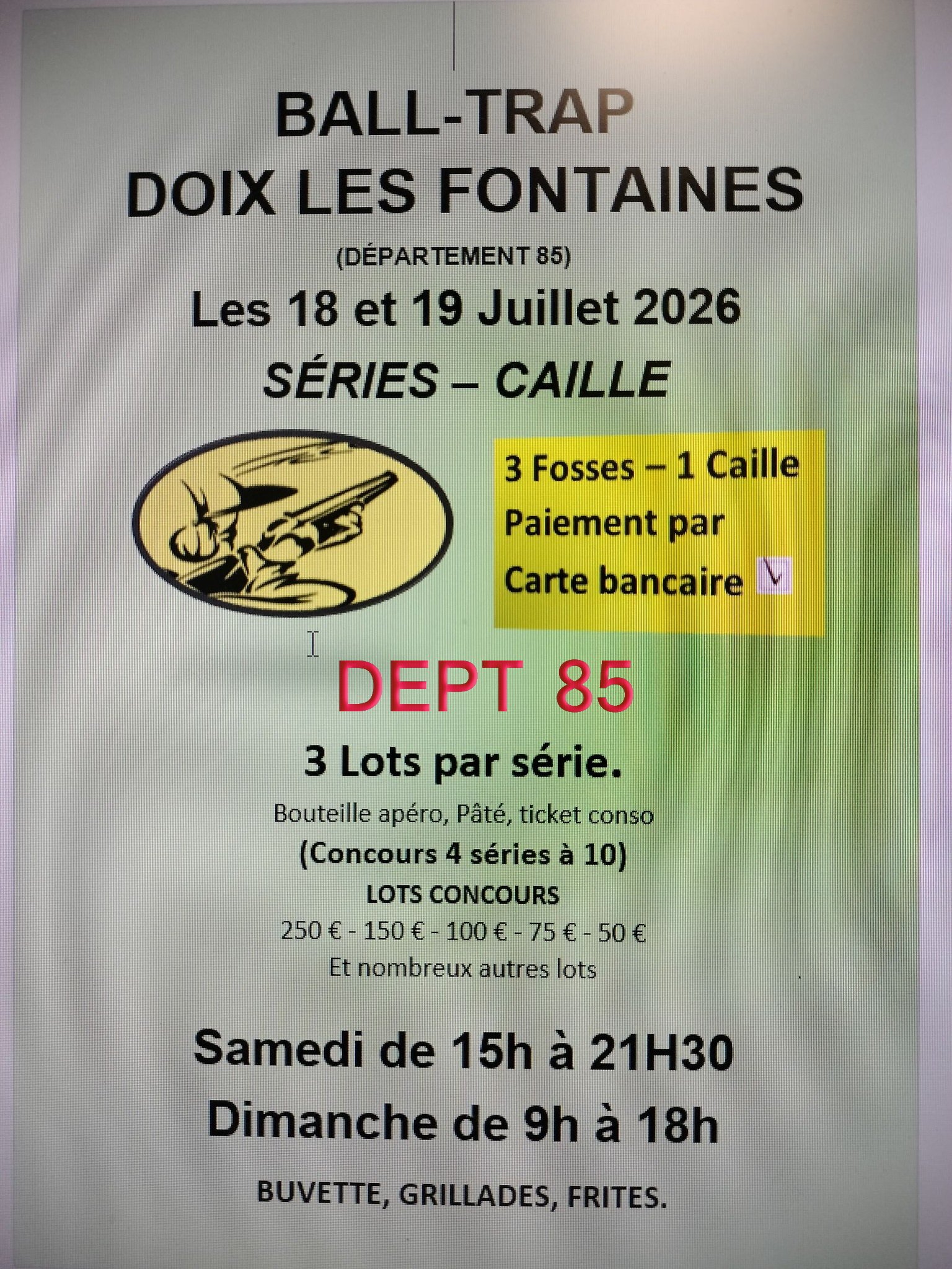 Ball-trap Doix les Fontaines