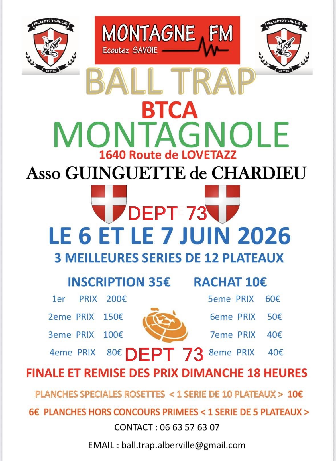 Ball Trap BTCA Montagnole