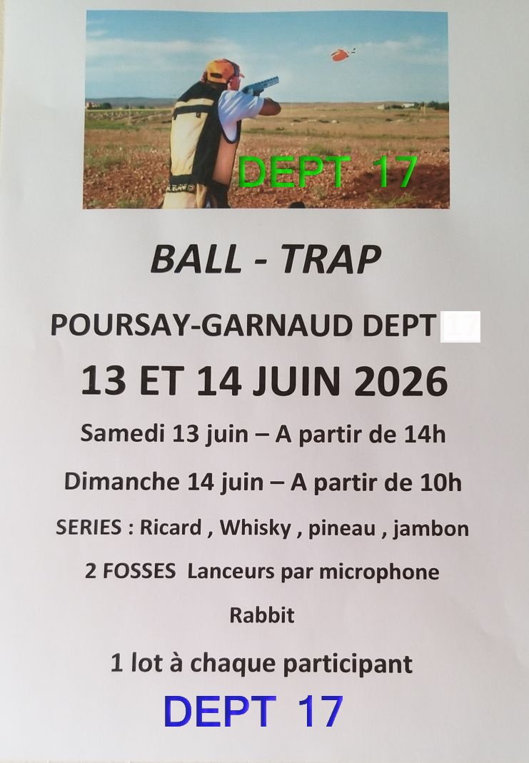 Ball-Trap Poursay-Garnaud