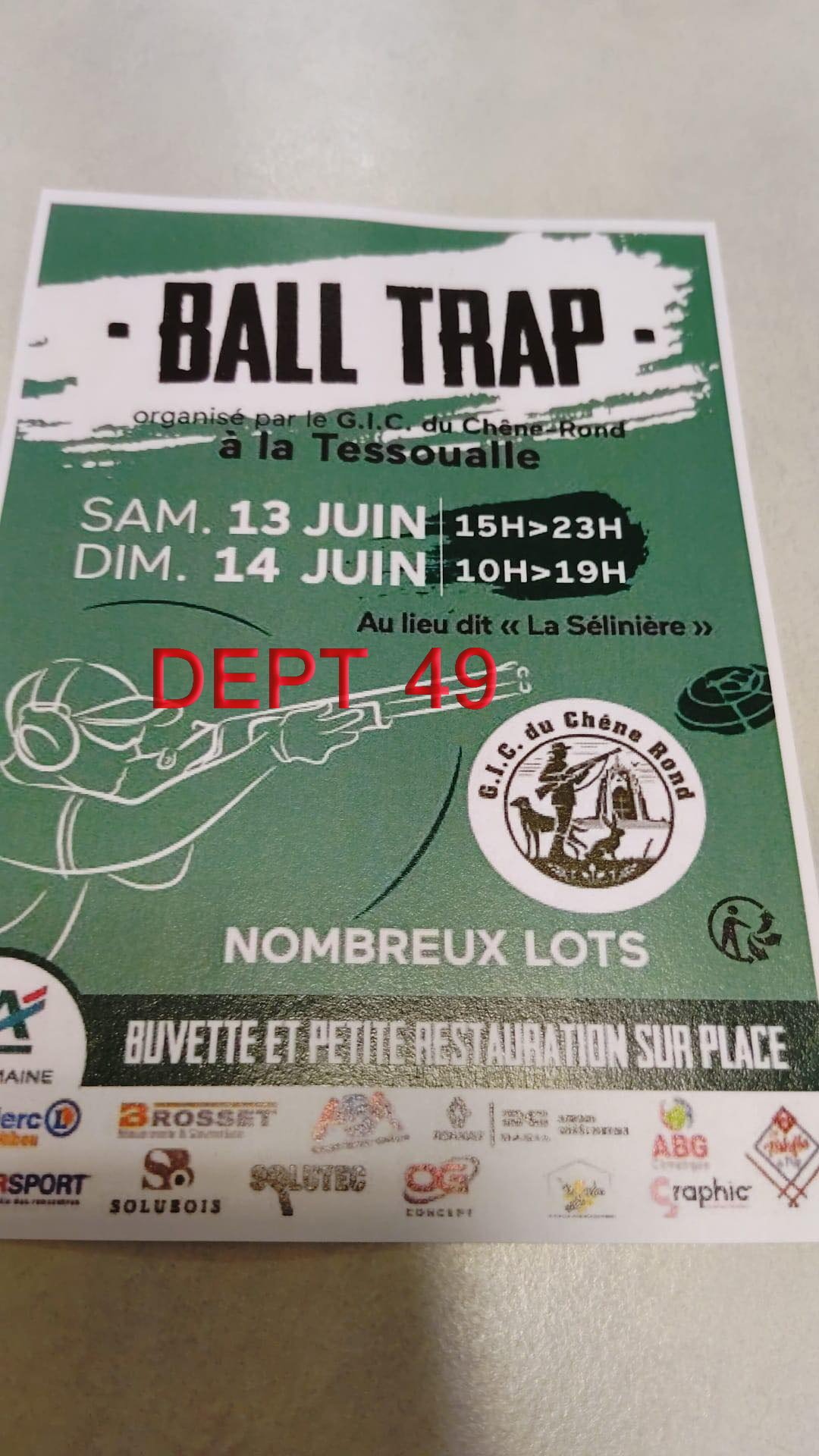 Ball Trap à la Tessouaille