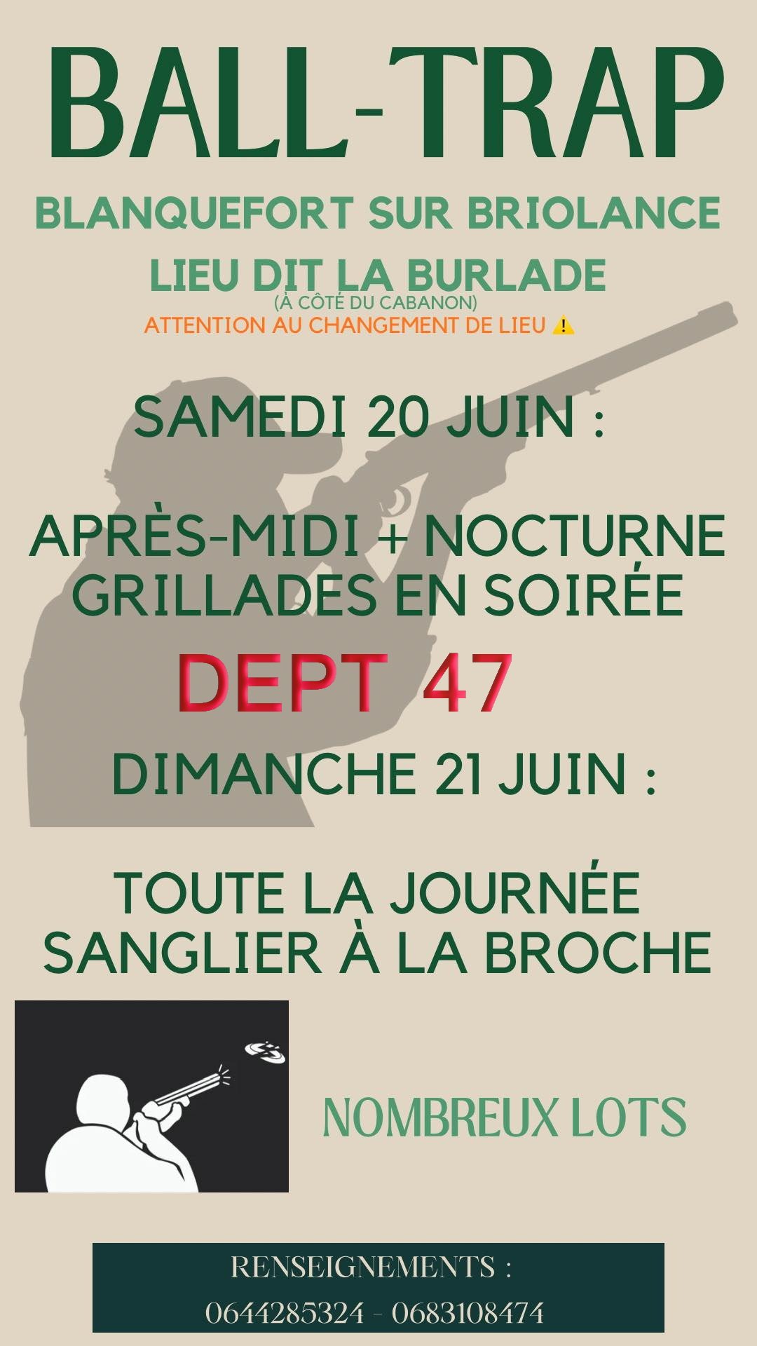 Ball-Trap Blanquefort sur Briolance