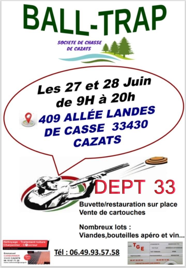 Ball-Trap Société de Chasse de Cazats