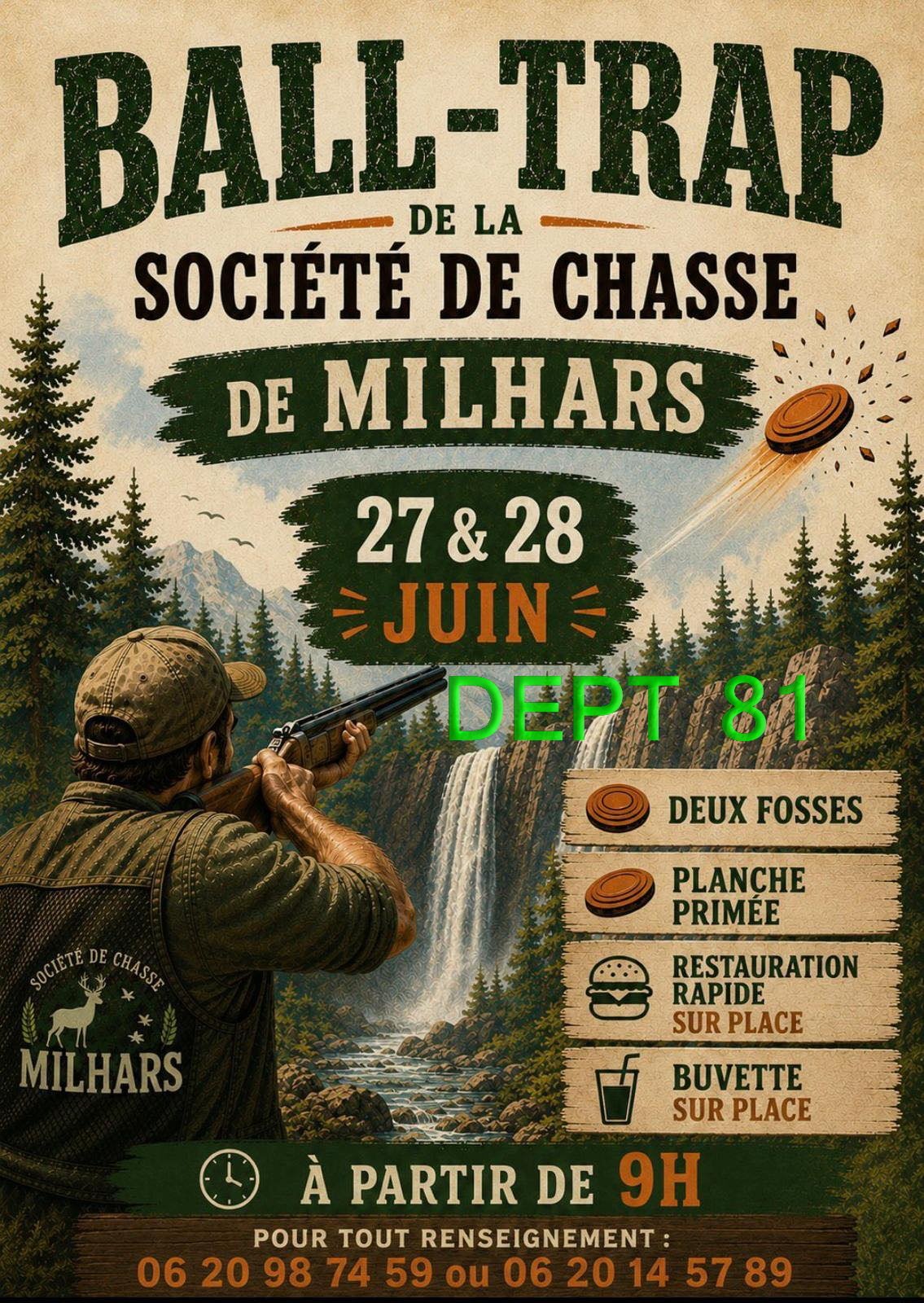 Ball-Trap de la Société de Chasse de Milhars