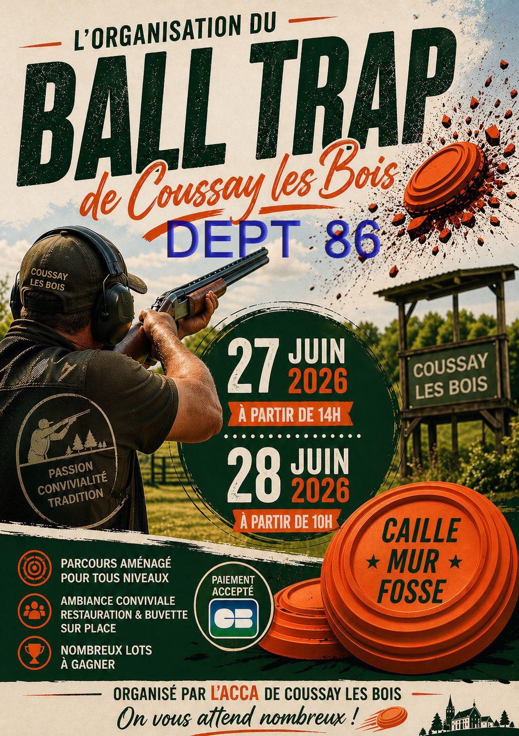 Ball Trap de Coussay les Bois