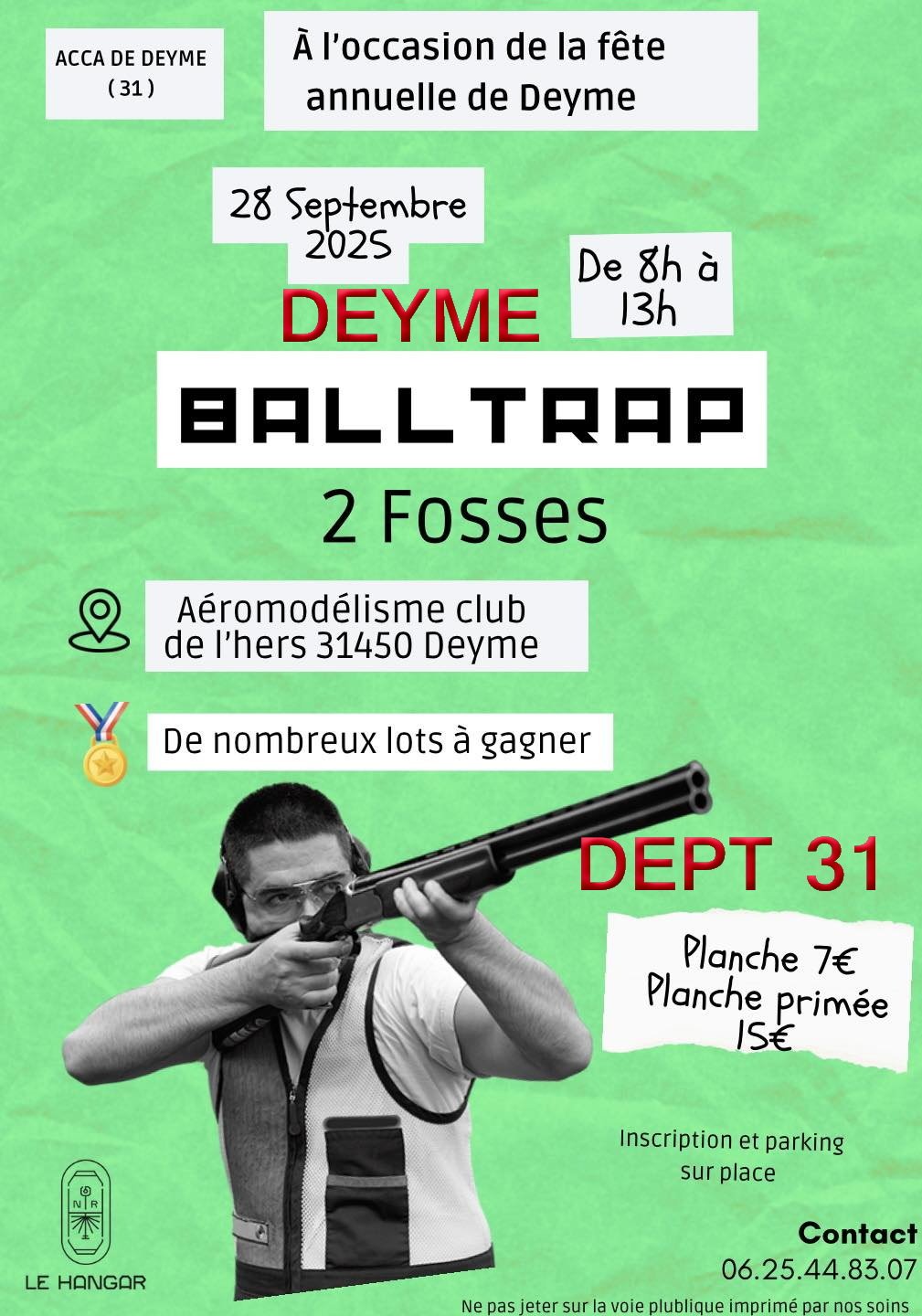 Fête annuelle de Deyme - Ball-trap