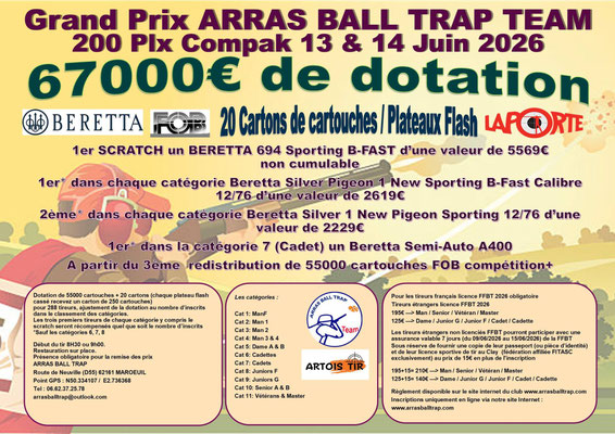 Grand Prix ARRAS BALL TRAP TEAM