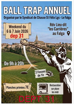 Ball Trap Annuel - Syndicat de Chasse St Félix Lgs - Le Falga