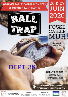 Ball Trap des Sapeurs-Pompiers de Tournon-Saint-Martin