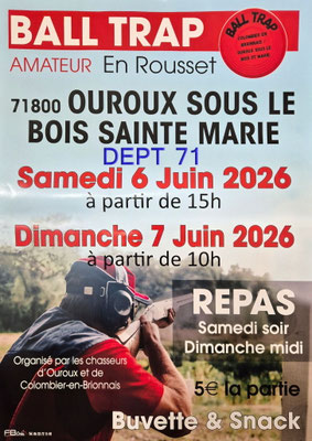 Ball Trap Amateur En Rousset - Chasseurs d'Ouroux et de Colombier-en-Brionnais