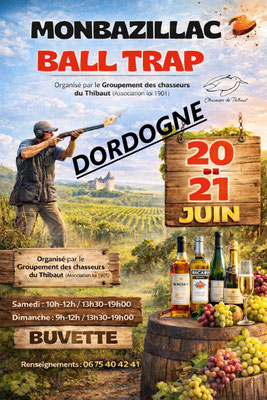 Ball Trap Monbazillac - Groupement des chasseurs du Thibaut
