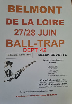Société de chasse St-Hubert - Belmont de la Loire