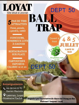 LOYAT - Ball Trap (Association de chasse de l'étang au duc)