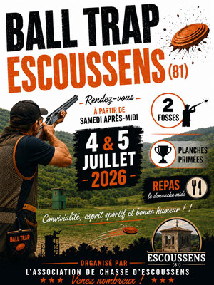 Ball Trap Escoussens - Association de Chasse d'Escoussens