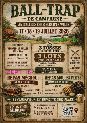 Ball-Trap de Campagne - Amicale des Chasseurs d'Éraville