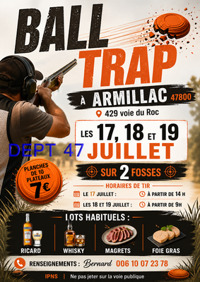 Ball Trap à Armillac