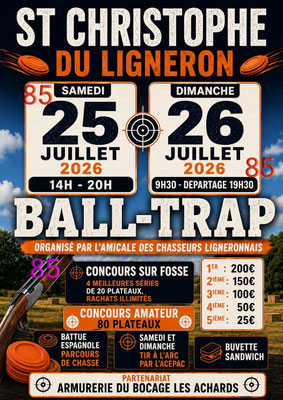 St Christophe du Ligneron Ball-Trap - Amicale des Chasseurs Ligneronnais