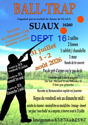 Ball-Trap - Société de chasse de Suaux