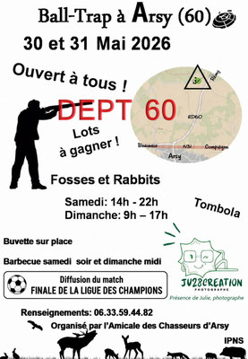 Ball-Trap à Arsy - Amicale des Chasseurs d'Arsy