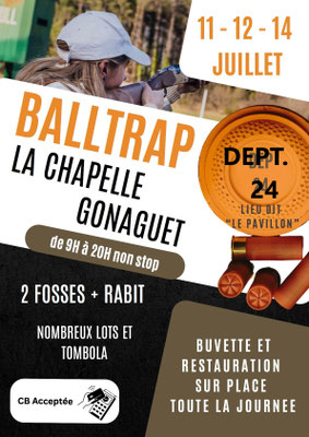 Balltrap La Chapelle Gonaguet