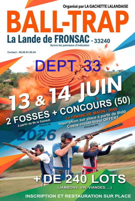 BALL-TRAP - La Gachette Lalandaise